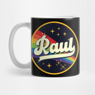 Raul // Rainbow In Space Vintage Style Mug